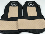 Чехлы кожаные стеганые вышивка MERCEDES MP2/MP3 2004-2013 г. MR41 Польша