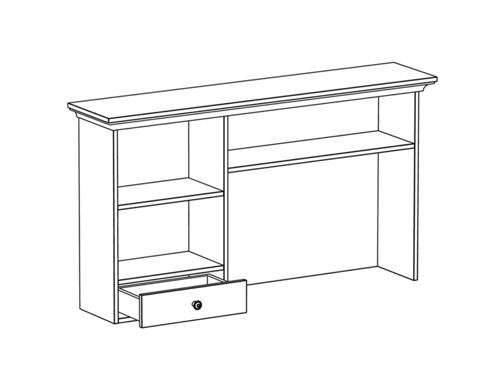 Полочный модуль Reina Белый