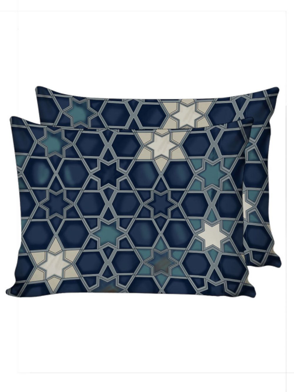 Постельное белье Сказка "Мозаика" евро Наволочка 50х70 см 2 шт Простынь 240х215 см Пододеяльник 200х215 см, перкаль