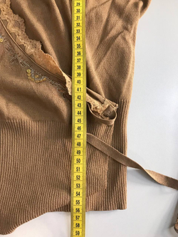 Джемпер Folia на запах стильный, визуально на 44/46 размер