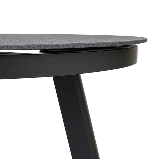 Стол уличный обеденный leif, D90 см, темно-серый