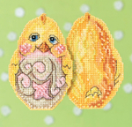 "Желтый цыпленок"-JS18-1712 вышивка