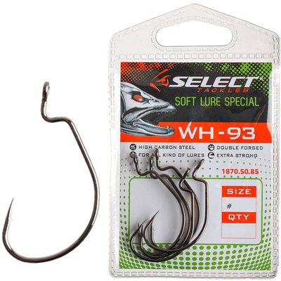 Крючки Select офсетные WH-93 #10/0 (2шт в упаковке)