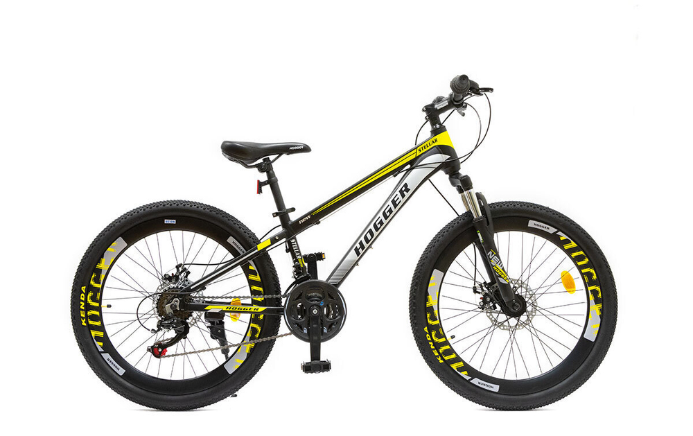Велосипед 24" HOGGER STELLAR MD алюминий, 21-скор., черно-красный