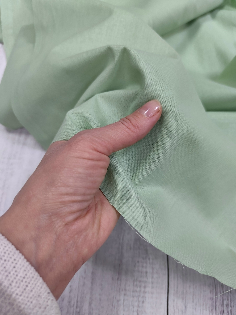 Бязь / Морозно-зеленый