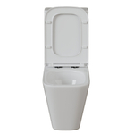 Унитаз-компакт безободковый WAVE SQUARE Tornado1.0, гор,ниж,2-кн.арм,сид.дюро,м/л,быстр,БЕЛЫЙ глянец