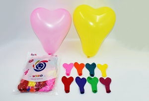 Шары праздничные "Сердце" Микс