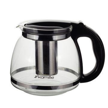 Стеклянный заварочный чайник 2000 мл. Kamille KM 0780XL со съемным ситечком