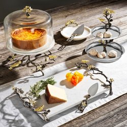 Сервировочный сырный набор Michael Aram Lovebirds (45.7 x 28 см)