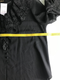 Блузка свободного кроя, маркировка XL, визуально на 50/52 размер