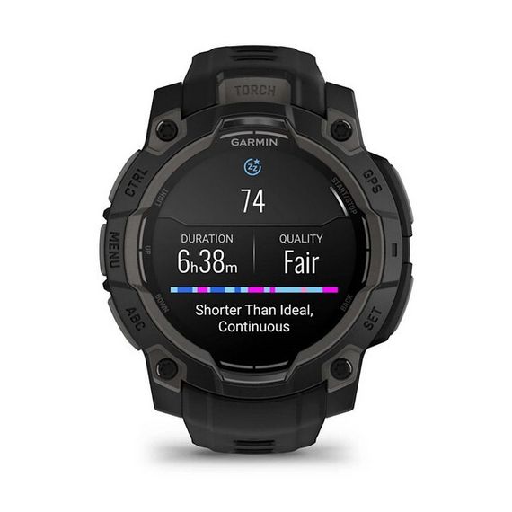 Умные часы Garmin Instinct 3 Amoled 45 mm Black with Black Band (010-02936-00)