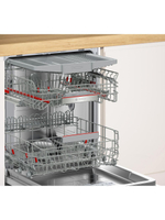 Встраиваемая посудомоечная машина Bosch SMD6ZC804E, полноразмерная, 14 комплектов, 7 программ, белая
