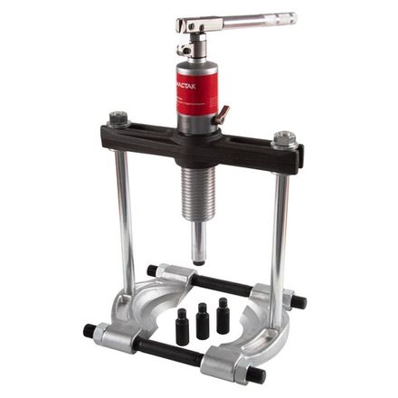 Цена на МАСТАК (104-19712) Съемник подшипников гидравлический, 12 т, 20-200 мм, сегментного типа, с совмещенным насосом