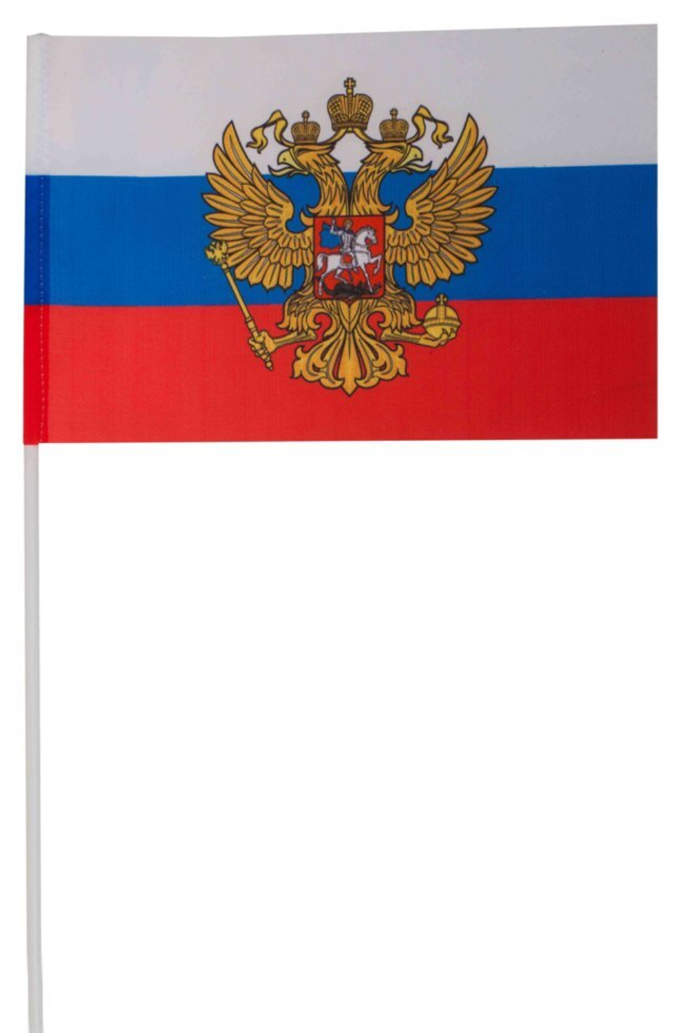 Флаг Штандарт Президента Флажок 15x23 см на палочке