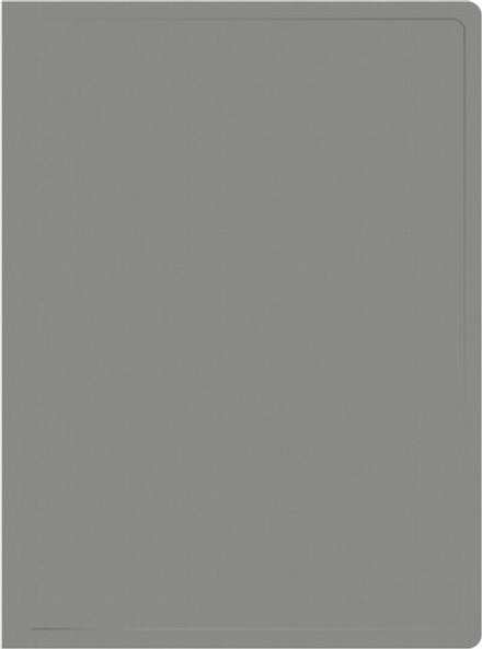 Папка файл А4 40лист 0,50мм серая