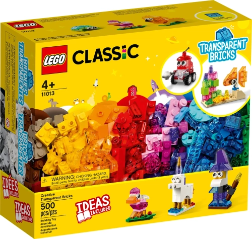 Конструктор LEGO Classic 11013 Набор с прозрачными деталями