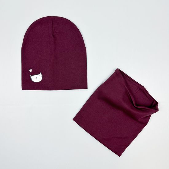 Комплект двухслойный (плотный), Бордовый