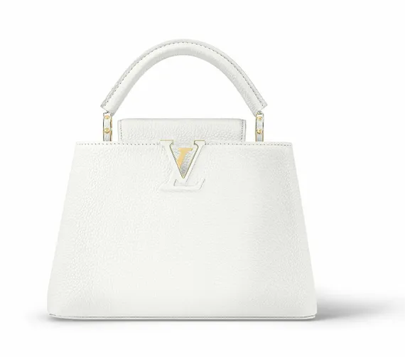 Сумка Louis Vuitton Capucines BB белый