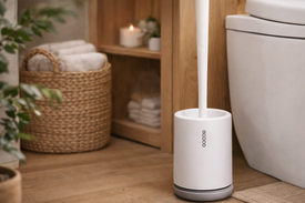 Минимум воды — максимум чистоты: силиконовый ёршик с напольной подставкой