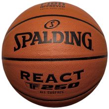 Мяч баскетбольный Spalding TF-250 React 76968z, размер 6, FIBA Approved