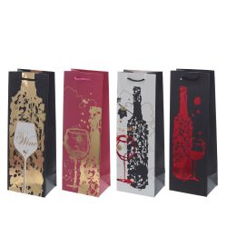 GAEM Пакет подарочный (бумага 210г/м2, блок микс 12шт), L12 W9 H35 см, 4в.