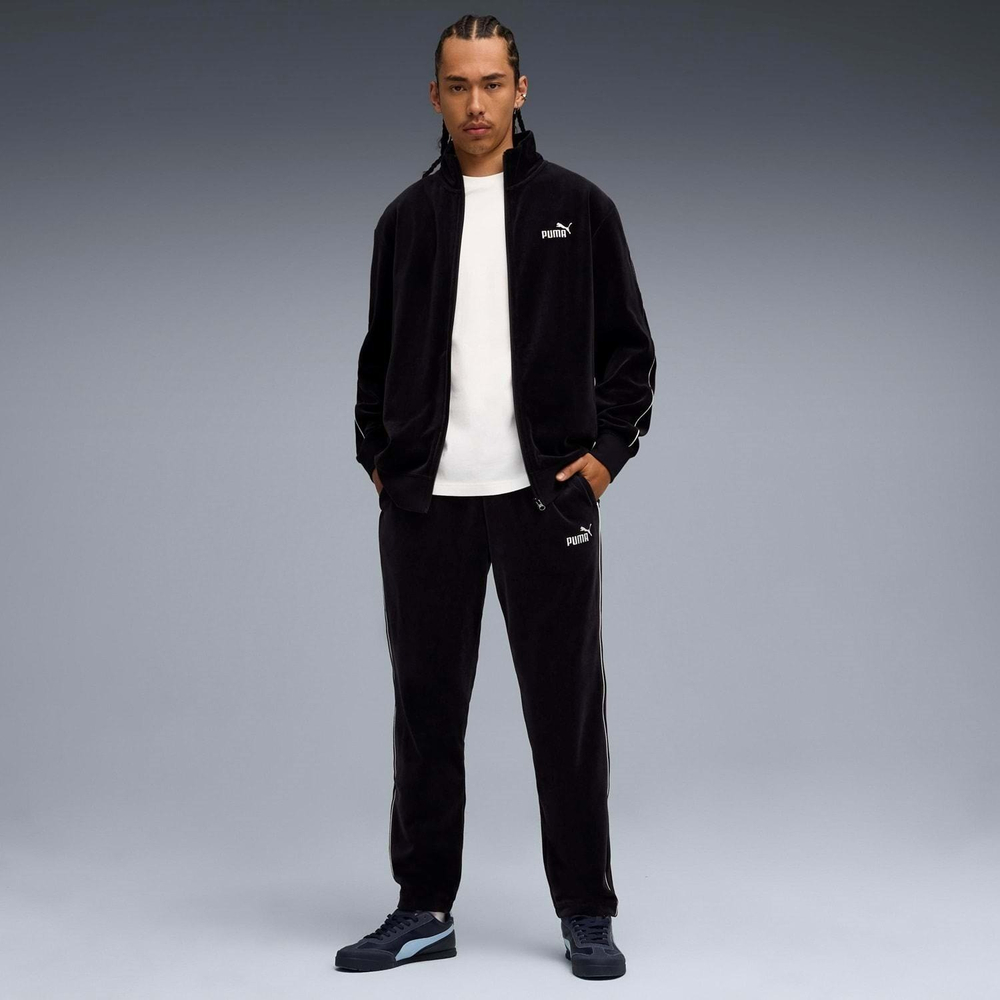 Брюки спортивные мужские PUMA ESS ELEVATED Velour Track Pants