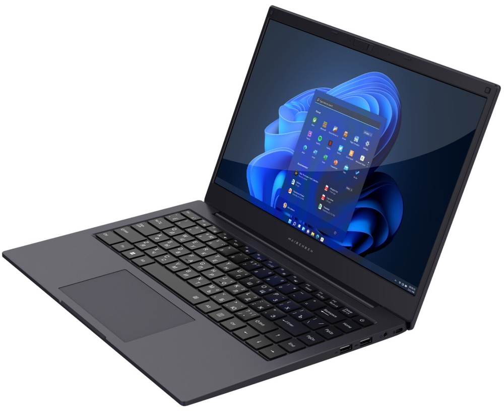 Ноутбук  Maibenben Smart S14A-iN10UM 14 ", Intel N, 8 Гб RAM, 256 Гб SSD, UHD Graphics 730, Темно-синий