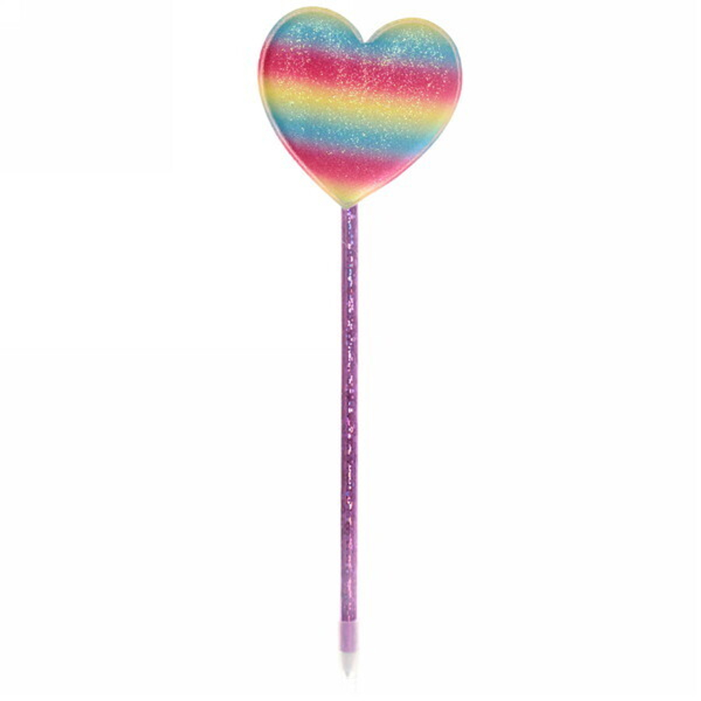 Ручка шариковая «Heart- Радуга», цвет синий, 22 см