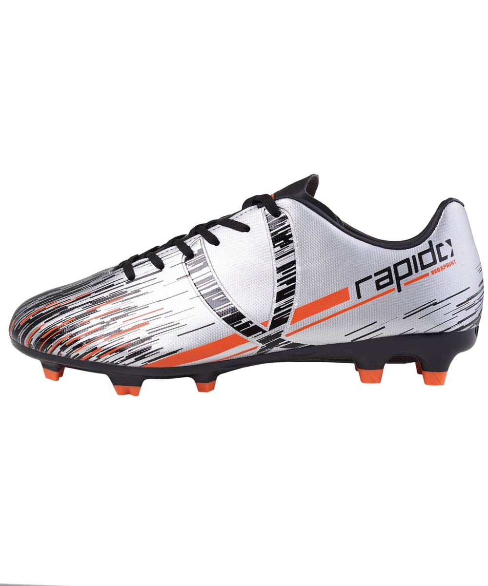 Бутсы футбольные Rapido FG Silver/black, детский