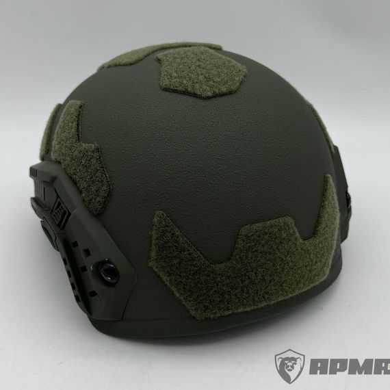 Шлем FAST Ops-Core без ушей с системой регулировки Венди, олива