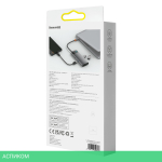 Док-станция Baseus Metal Gleam Series 4-in-1 (WKWG070013)