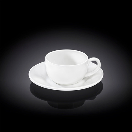 Набор из 6-ти кофейных чашек с блюдцами 100 мл WL‑993002/6C