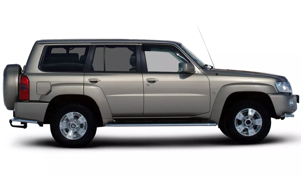 Пороги силовые Nissan Patrol Y61 2004+ (АКПП) РИФ