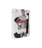 трусики-боксеры 3-pack trunk triplet planet Hugo Bodywear - красный(50492375)