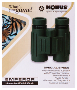 Бинокль Konus Emperor 8x42 WA Green