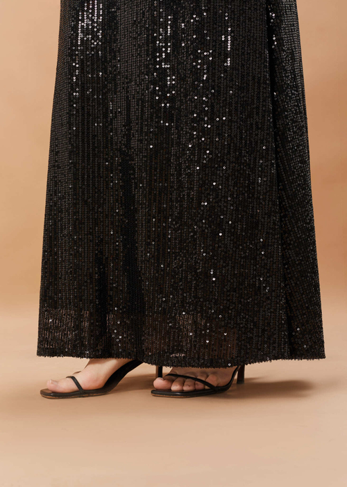 Юбка с пайетками