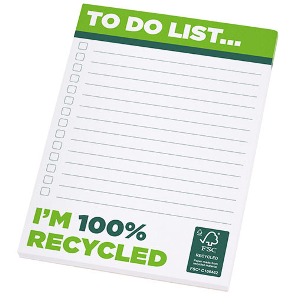 Блокнот Desk-Mate® из переработанной бумаги формата A6