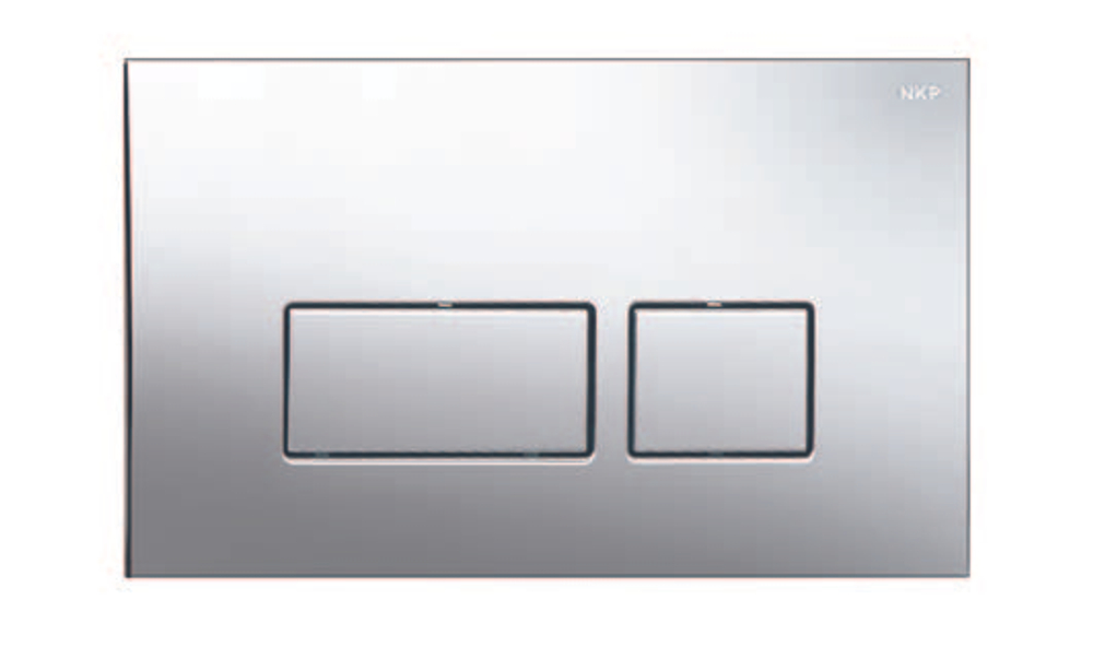 Кнопка для инсталляции Boheme, пластик ХРОМ