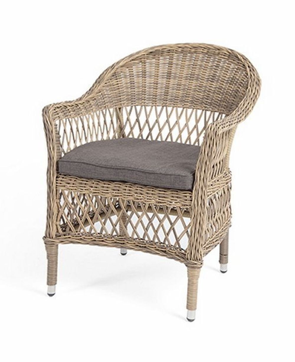 "Сицилия" плетеный стул из искусственного ротанга, цвет соломенный