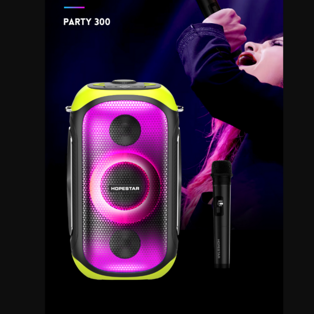 Беспроводная колонка Hopestar Party 300 Colorful +беспр.мик.