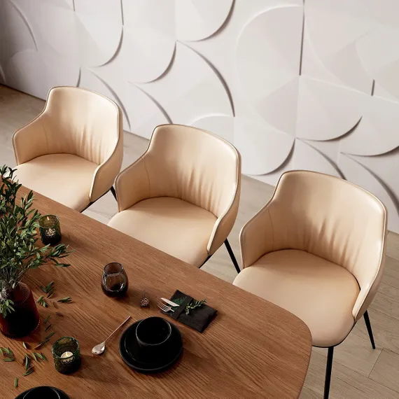 Стул Sofia, серая экокожа Soft-Touch