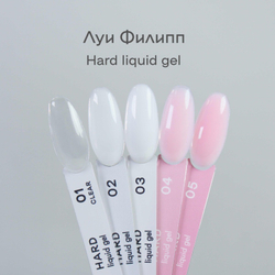 Луи Филипп Hard Liquid Gel 01 - Гель для наращивания и укрепления ногтей прозрачный, 15мл2