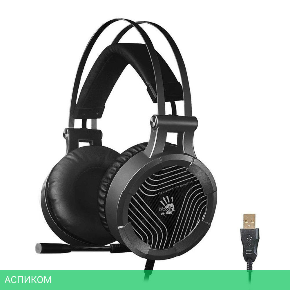 Наушники Bloody G530 черный/серый