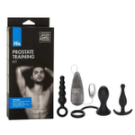 Анальный набор для мужчин Prostate Training (Цвет: черный с серебряным)
