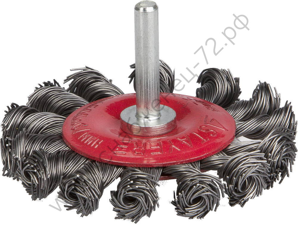 STAYER 75 мм, жгутированная стальная проволока, 0.5 мм, Щетка кистевая, PROFESSIONAL (35115-075)