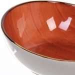 Салатник керамический «Corsica orange» 23*21,5*8см