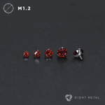 Cubic Zirconia Dark Garnet CZ