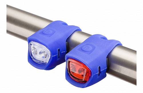 Фонари габаритные JY-3204F+JY-3204T JING YI, передний и задний, комплект, 2 режима, синие