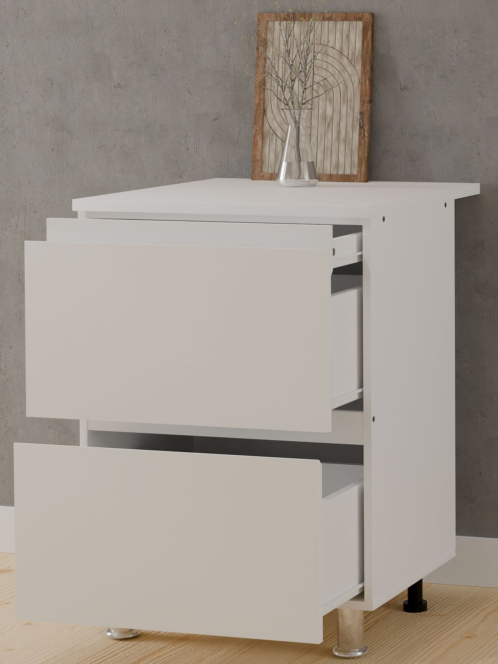 Кухонный гарнитур Севилья 2 м со столешницей (5 модулей), белый ЛДСП