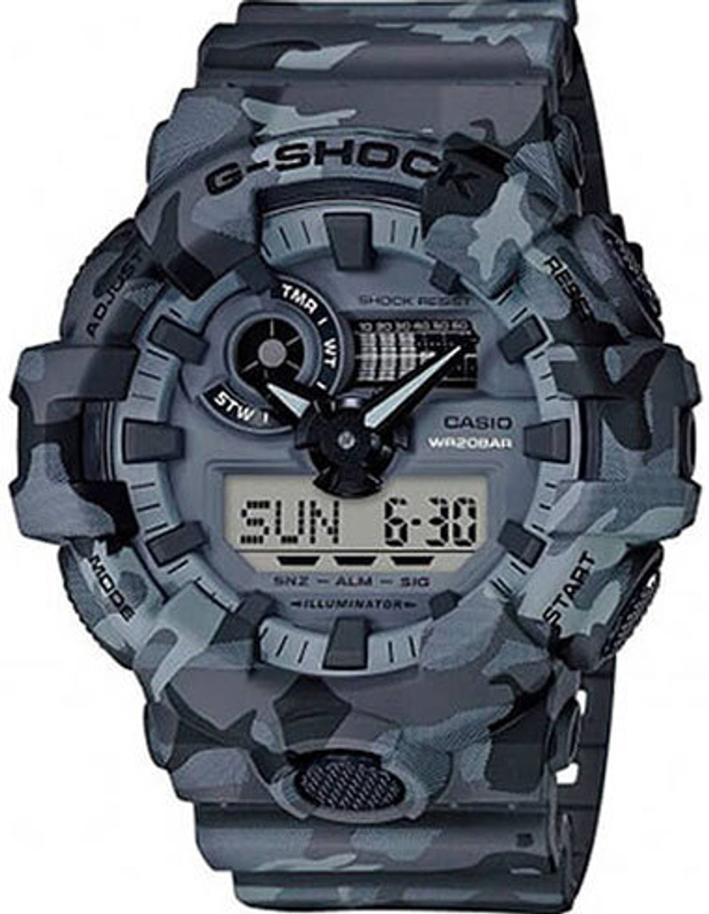 Мужские наручные часы Casio G-Shock GA-700CM-8A